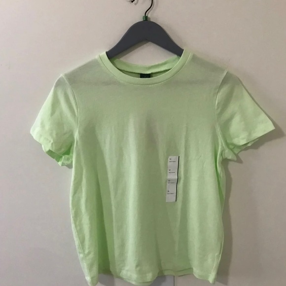 Light Green Boxy T-Shirt Size M NWT - Picture 4 of 8